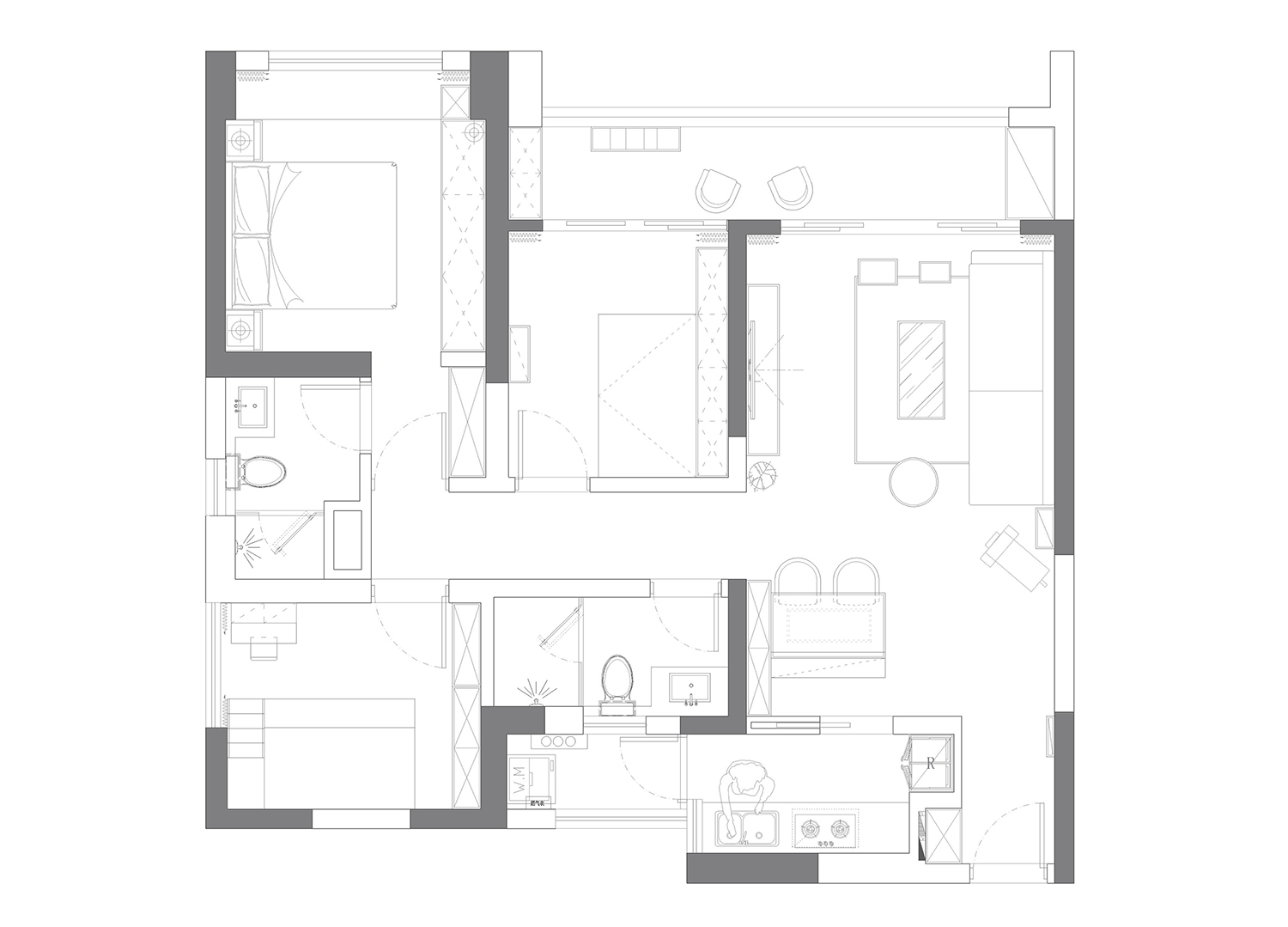 05cad施工图下载【ID:556225426】
