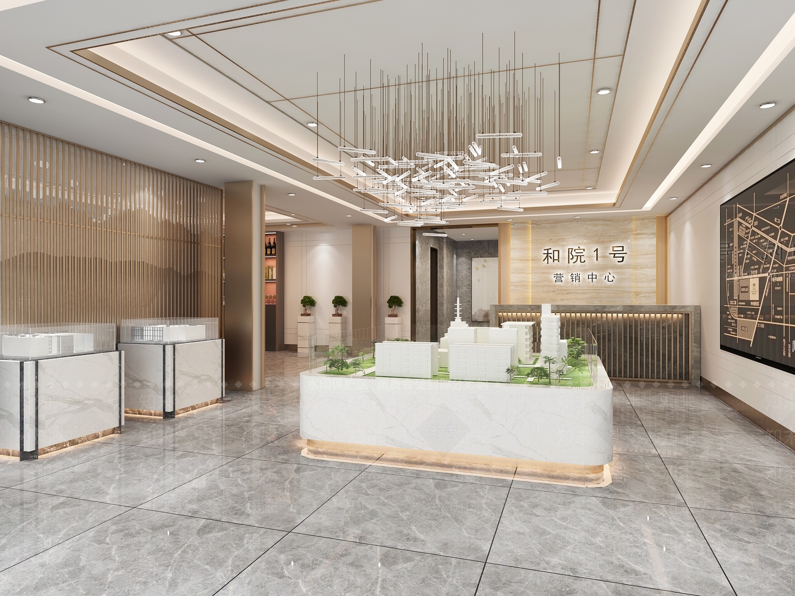 现代售楼部3D模型下载【ID:456286531】_知末3d模型网