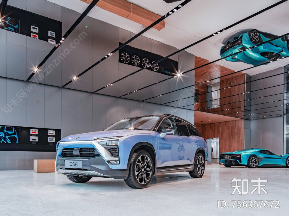 用户体验中心丨效果图施工图下载【ID:756367672】