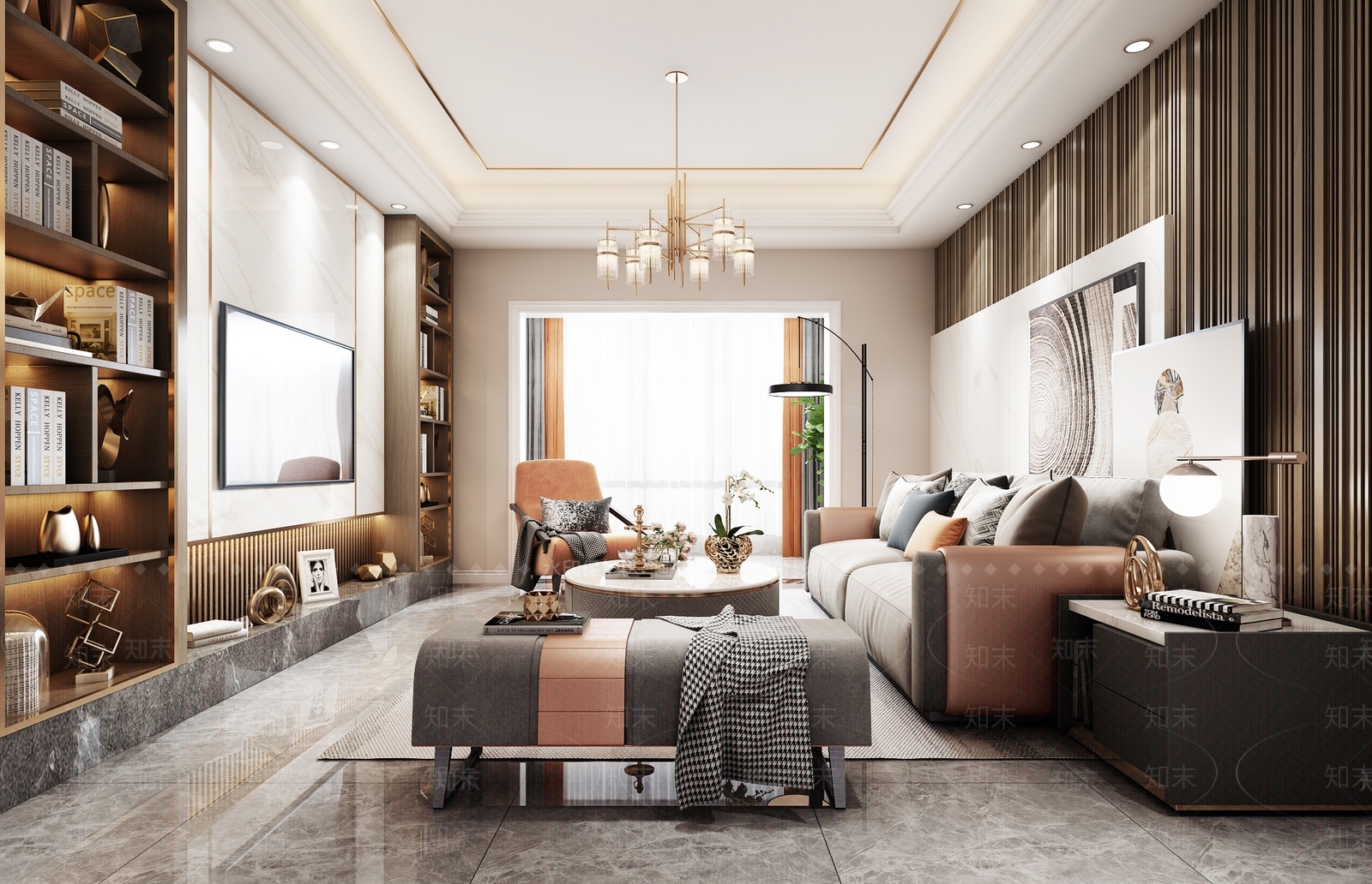 现代门厅3D模型下载【ID:756394750】