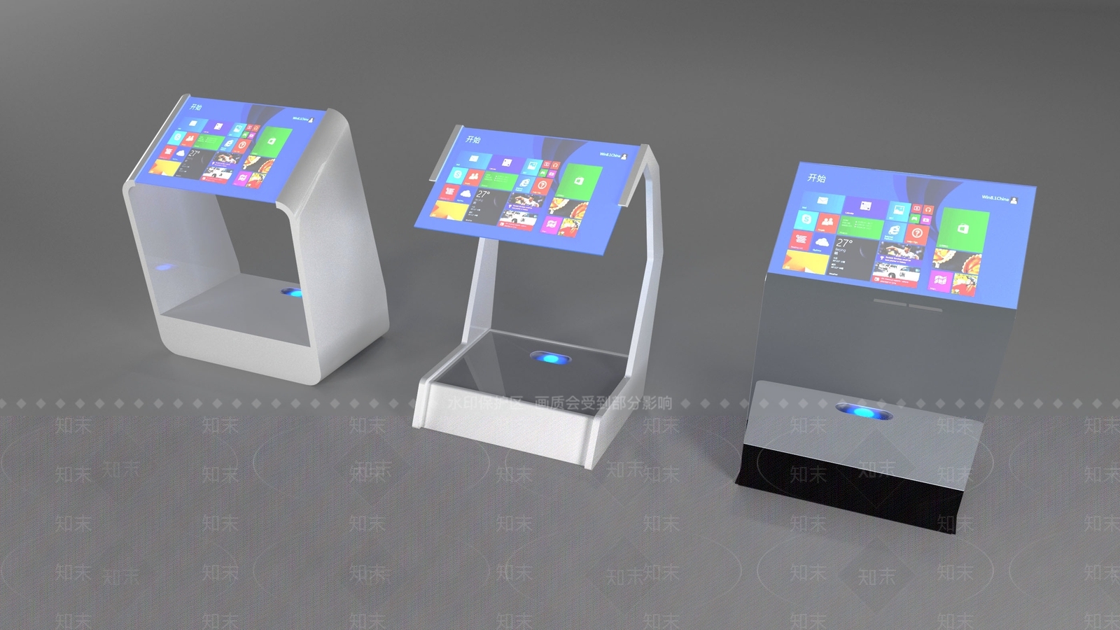 现代空灵触摸屏3D模型下载【ID:356500328】