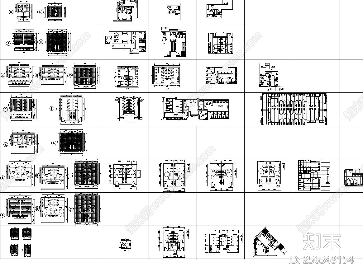 多场所卫生间设计规范施工图下载【ID:256543154】