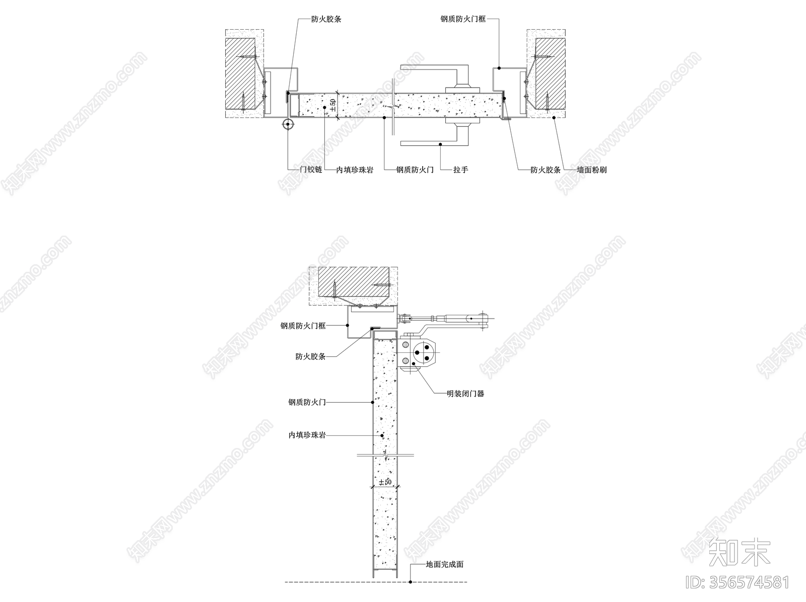 钢制防火门施工图下载【ID:356574581】