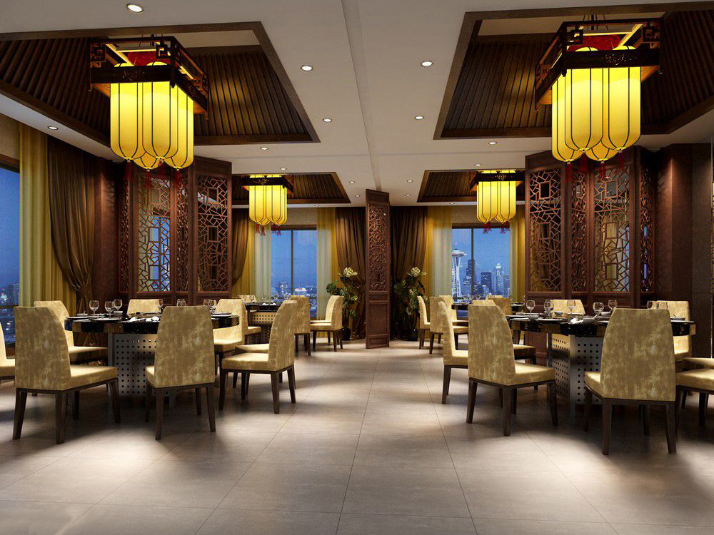 中式餐饮店cad施工图下载【ID:656579762】