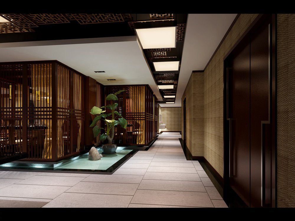 中式餐饮店cad施工图下载【ID:656579762】