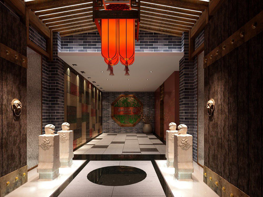 中式餐饮店cad施工图下载【ID:656579762】