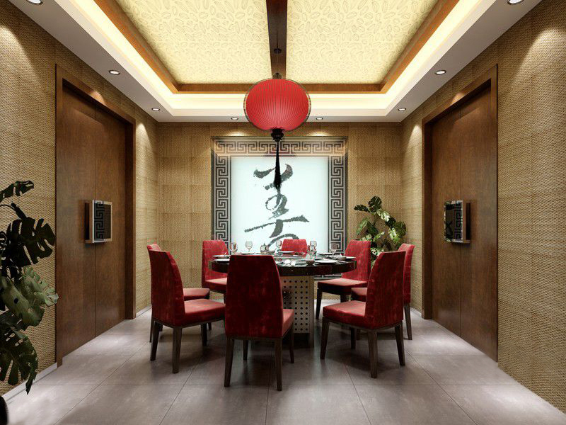 中式餐饮店cad施工图下载【ID:656579762】