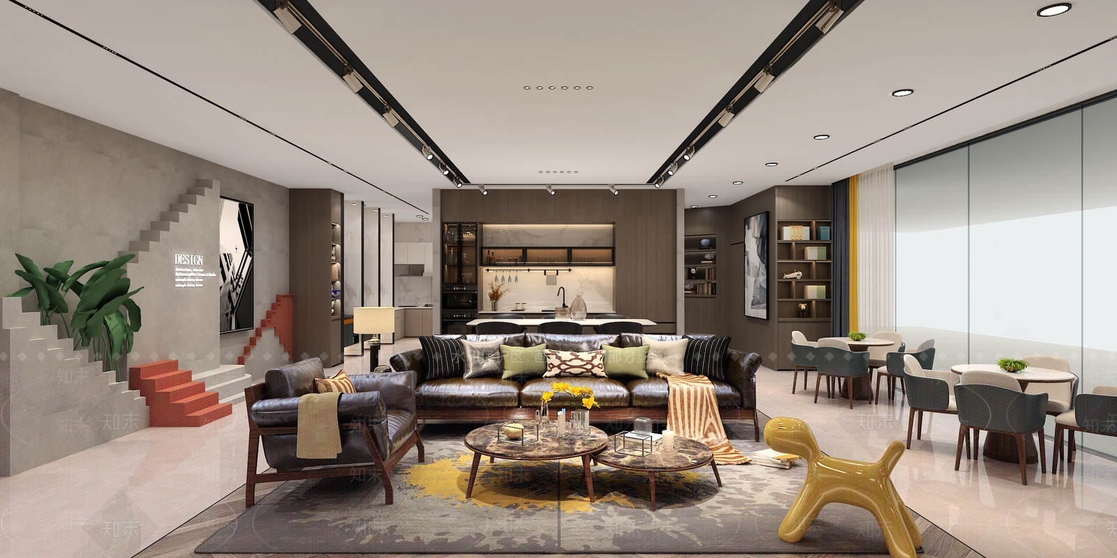 现代橱柜3D模型下载【ID:556809459】