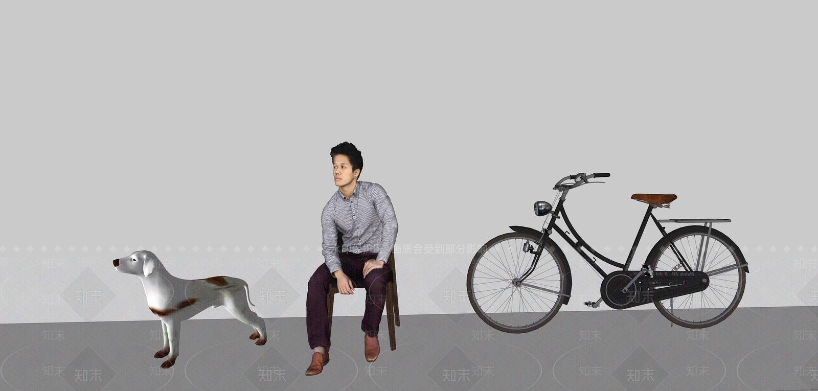 现代风格单人SU模型下载【ID:256851034】