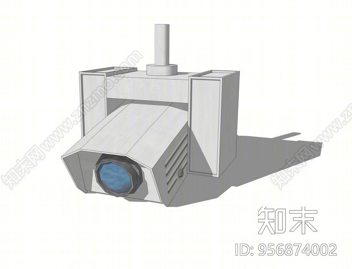 现代风格监控SU模型下载【ID:956874002】