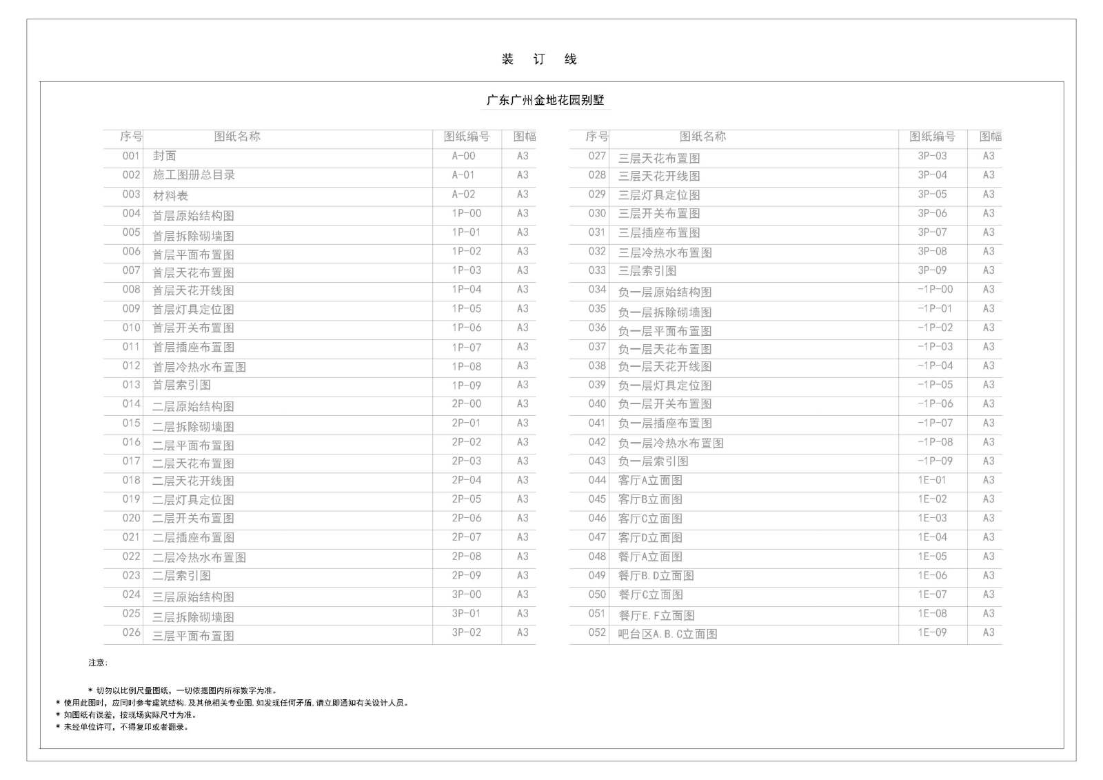 广州金地花园新中式别墅室内装修设计施工图施工图下载【ID:556908483】