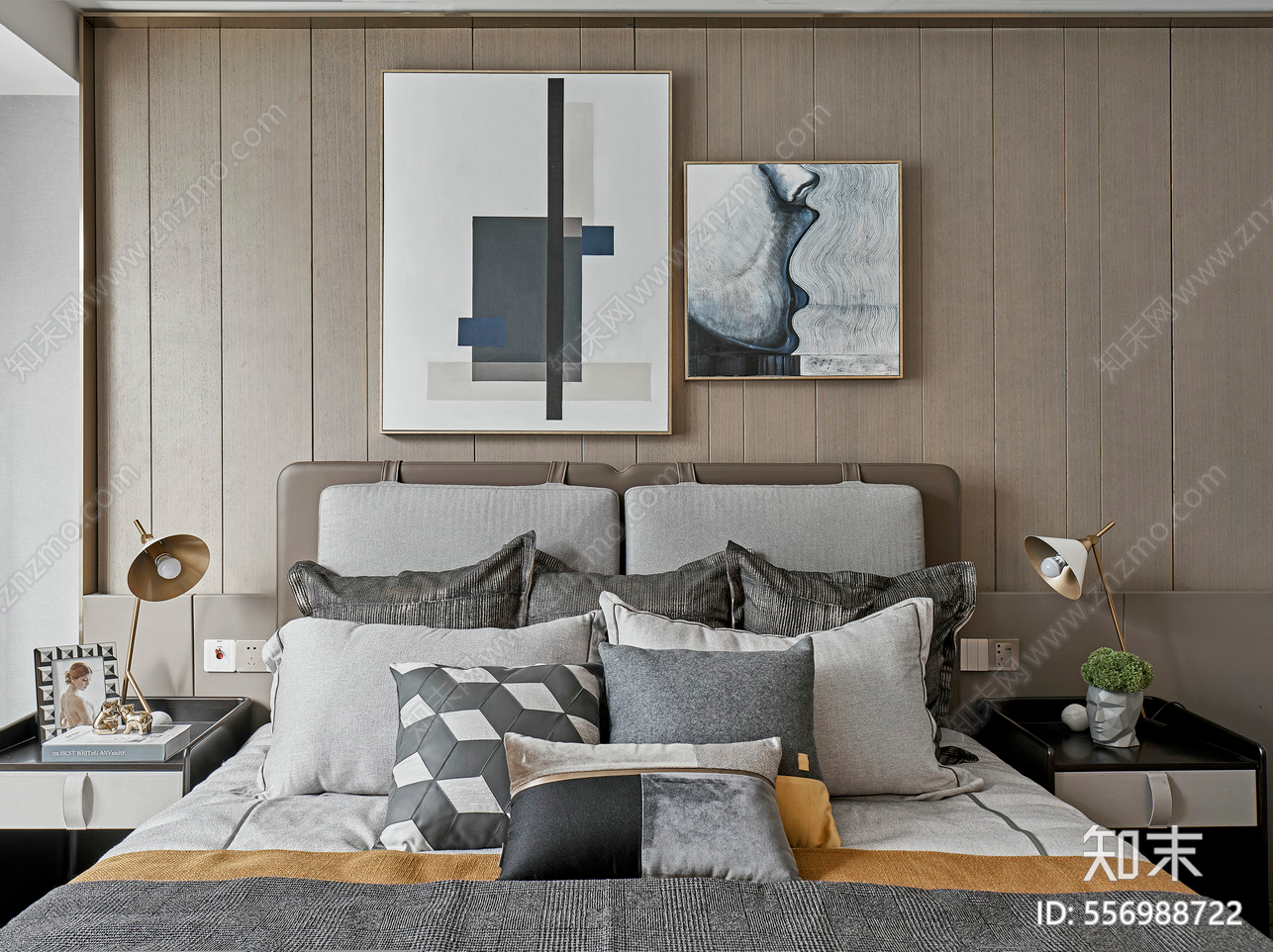 曜年设计平层样板间施工图施工图下载【ID:556988722】