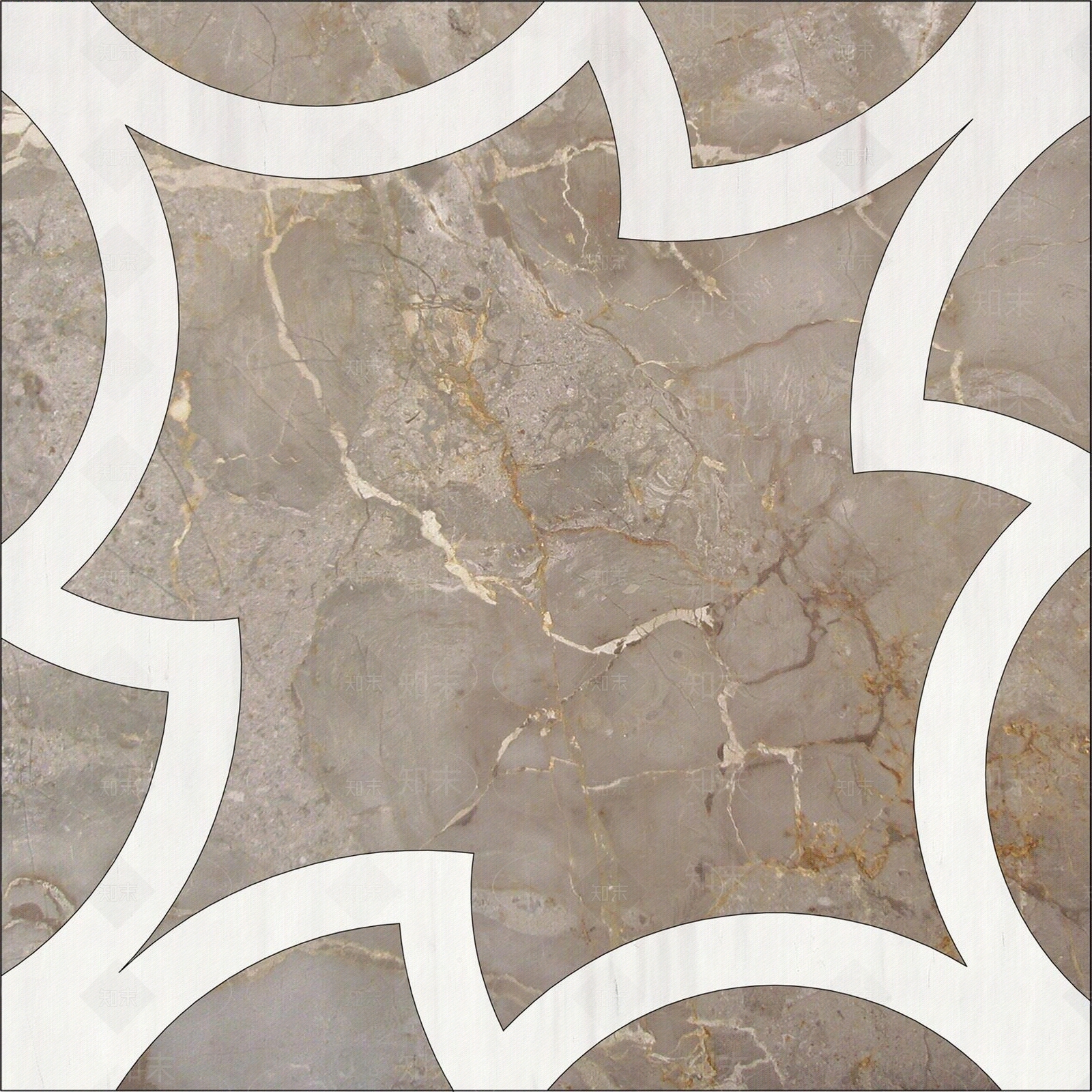 欧式魔方砖瓷砖拼花贴图下载【ID:757007892】