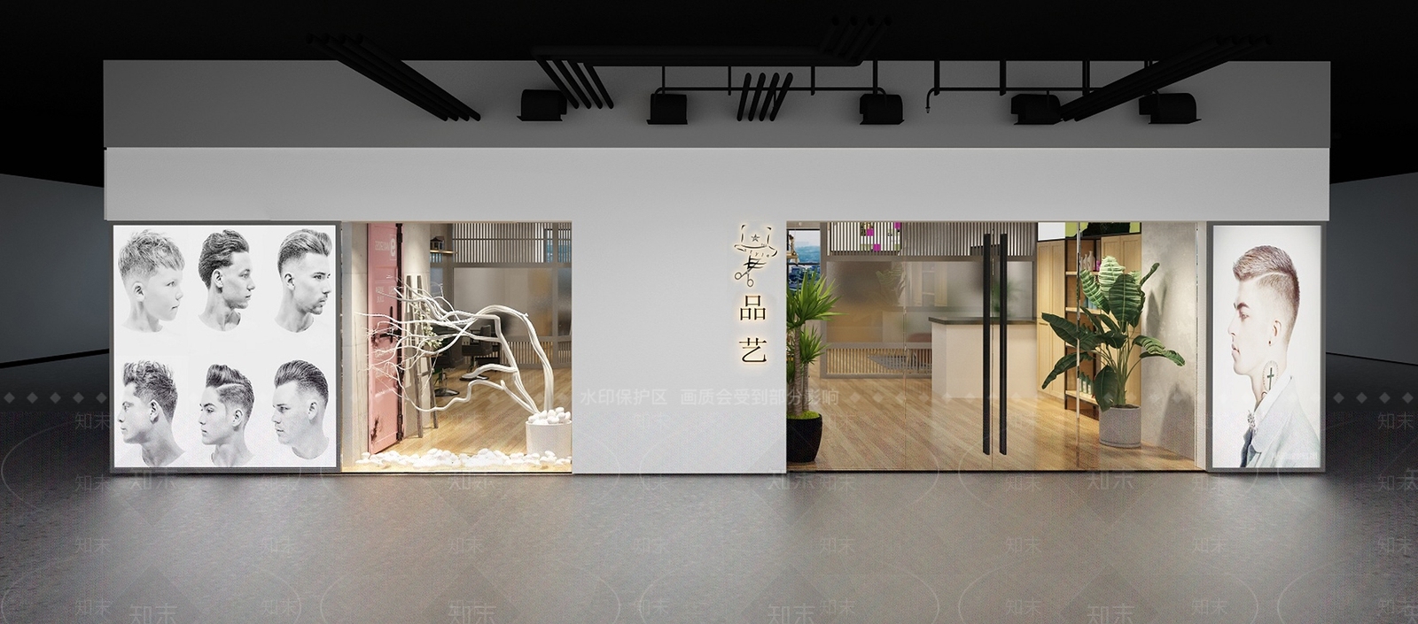 现代理发店3D模型下载【ID:957028766】