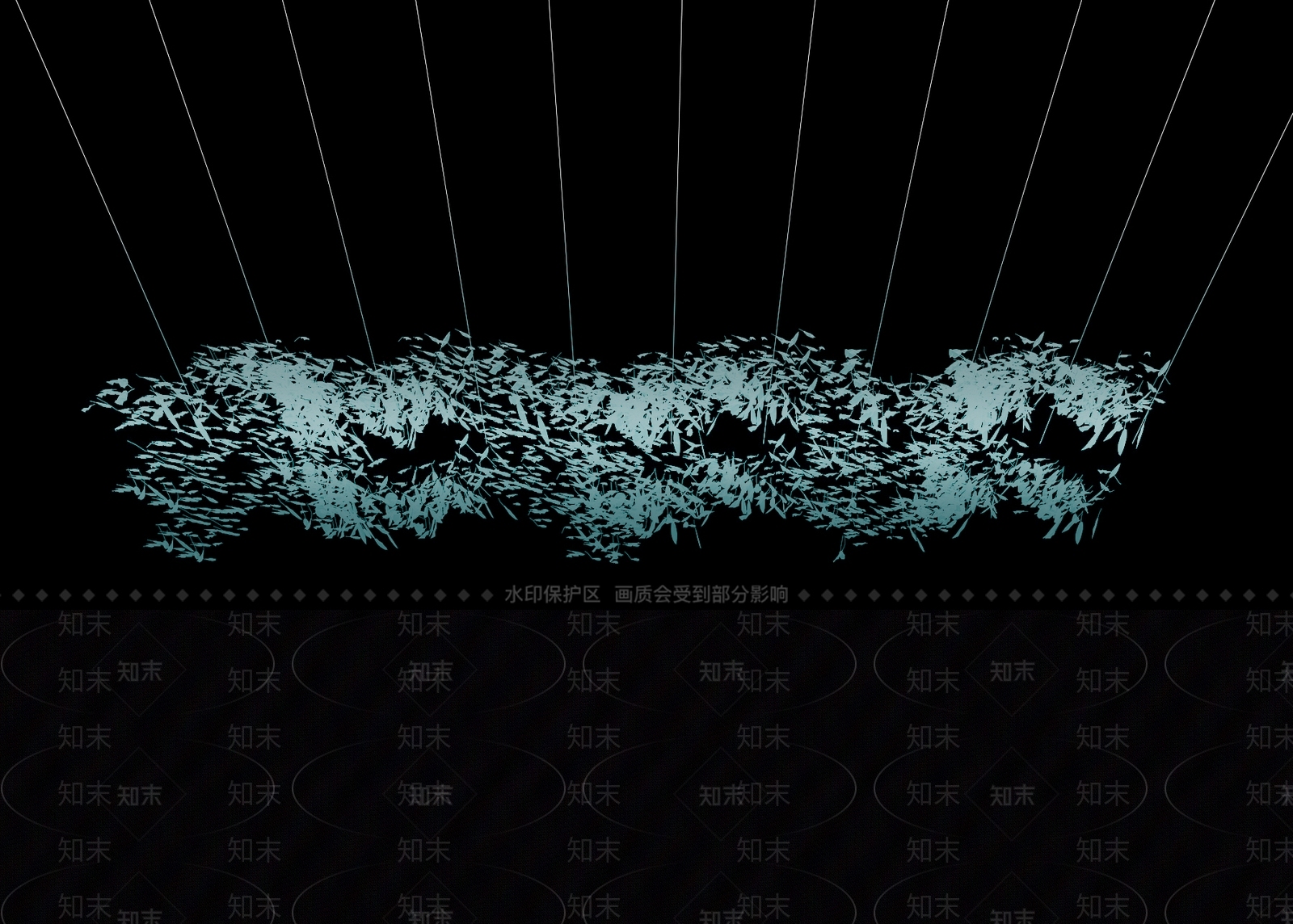 现代酒店大堂水晶吊灯3D模型下载【ID:157044477】