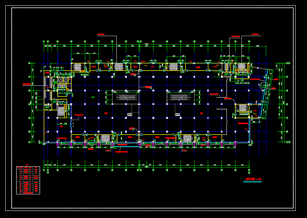 现代大型商场建筑施工图cad施工图下载【ID:457050301】