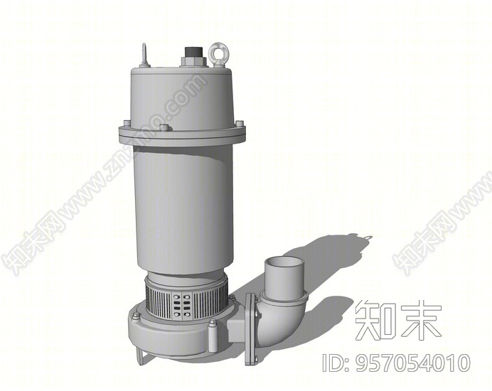 工业风格机房SU模型下载【ID:957054010】