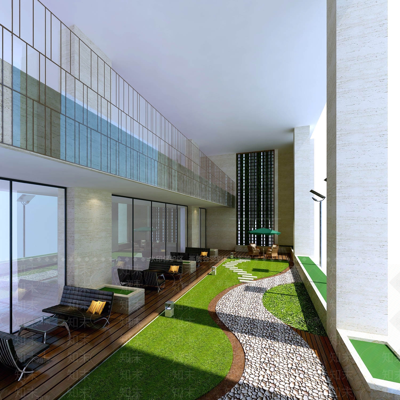 现代空中花园3D模型下载【ID:657074298】