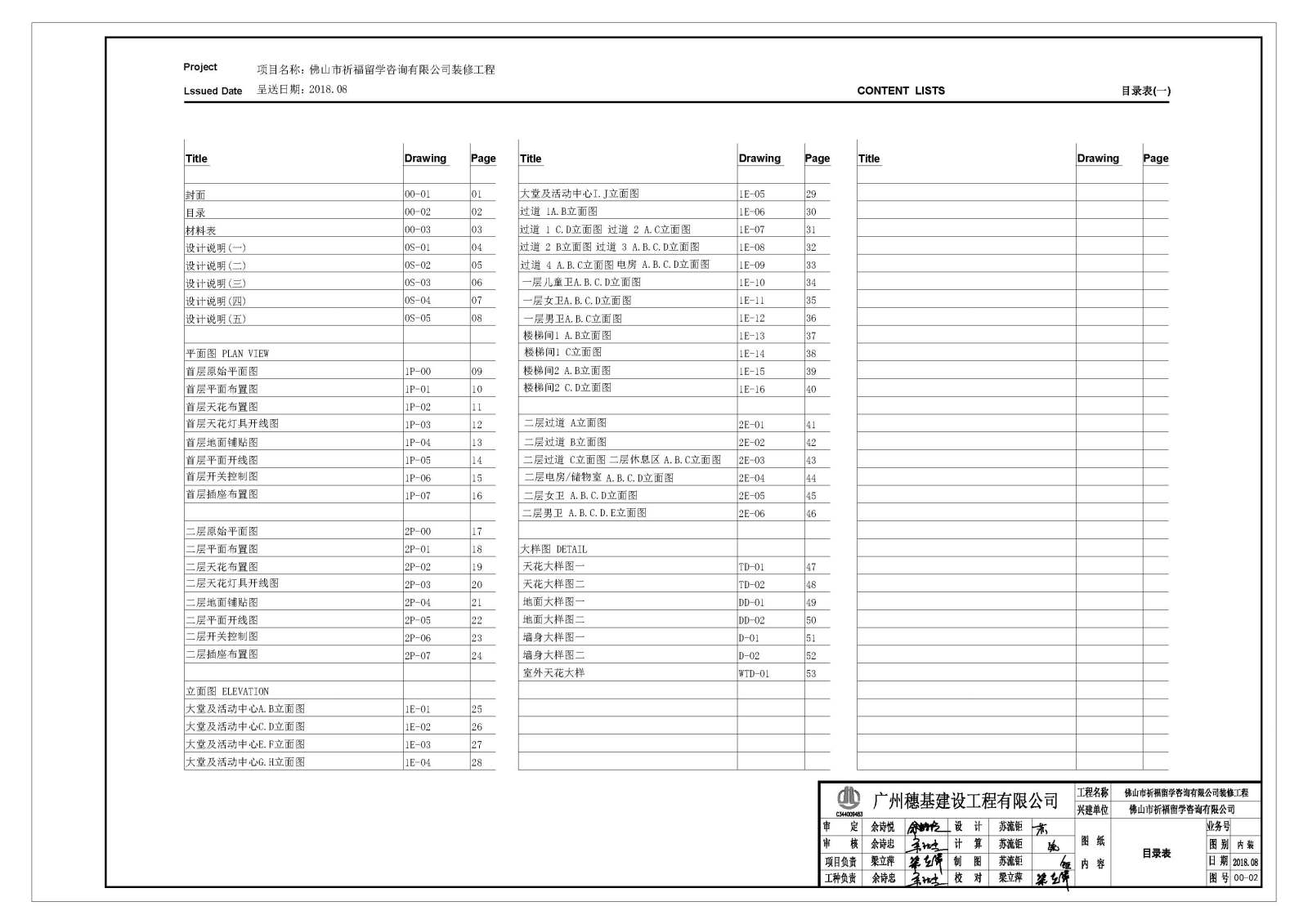 现代佛山祈福教育机构培训中心室内装修施工图cad施工图下载【ID:457089185】