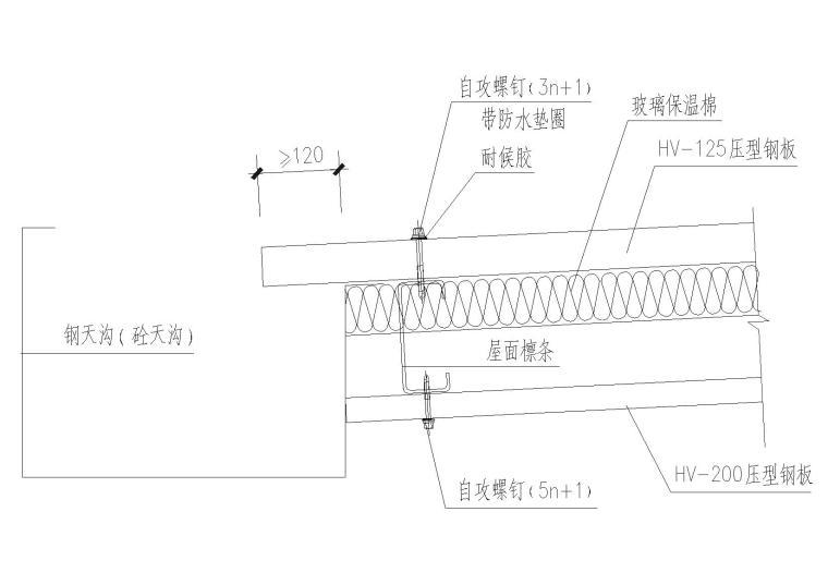 Benoy贝诺-现代159个檐口天沟大样cad施工图下载【ID:257090239】