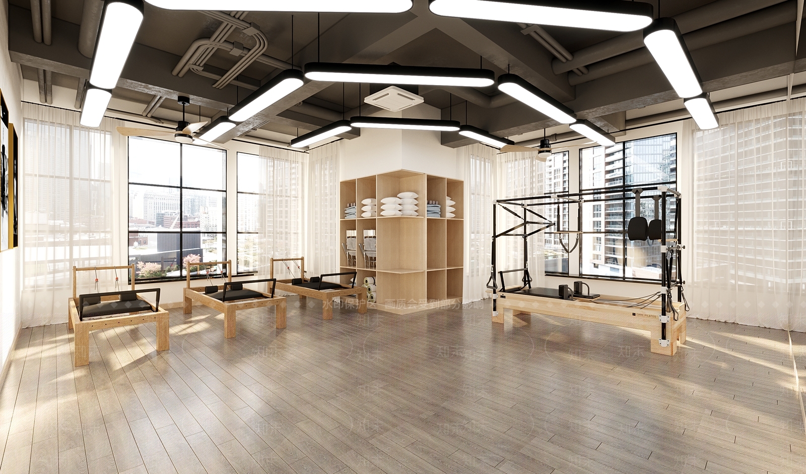 现代普拉提区3D模型下载【ID:957126604】