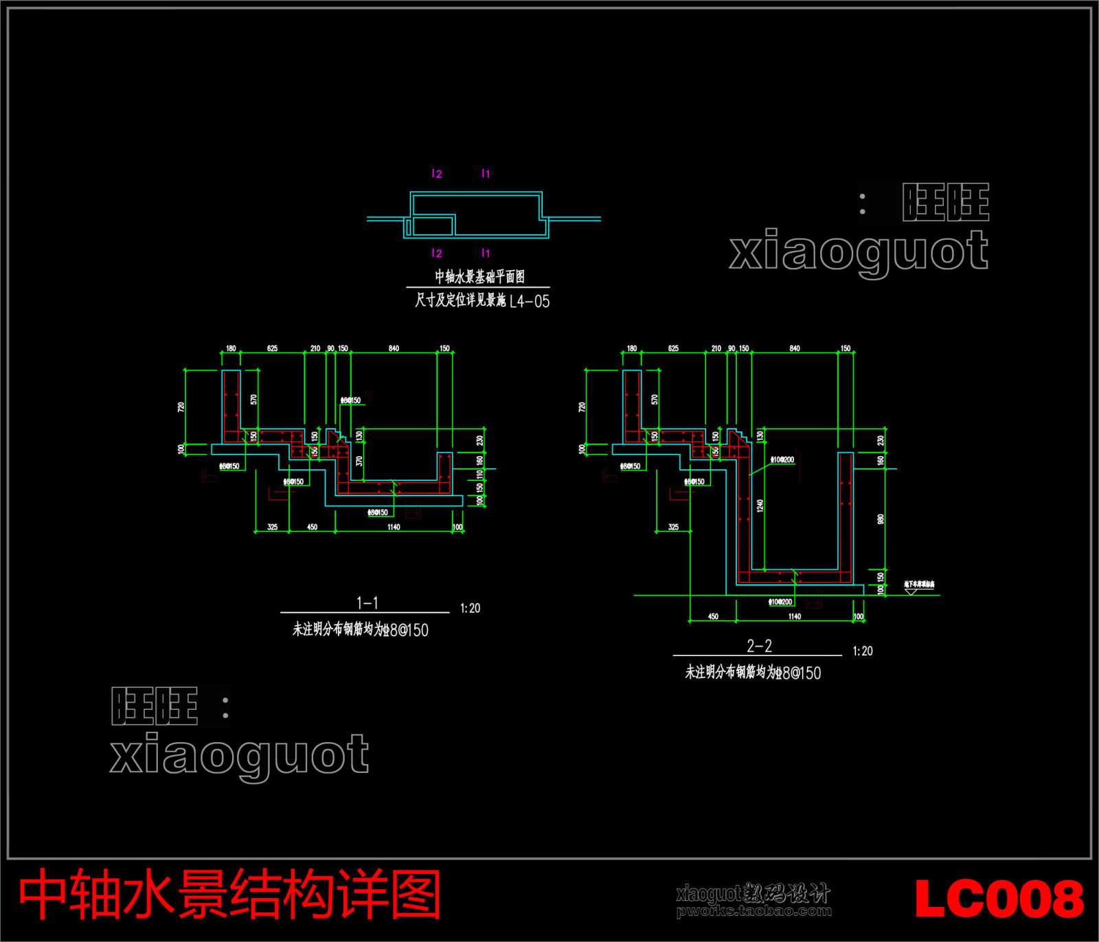 新中式上海某新中式小区园林景观CAD施工图施工图下载【ID:257126495】