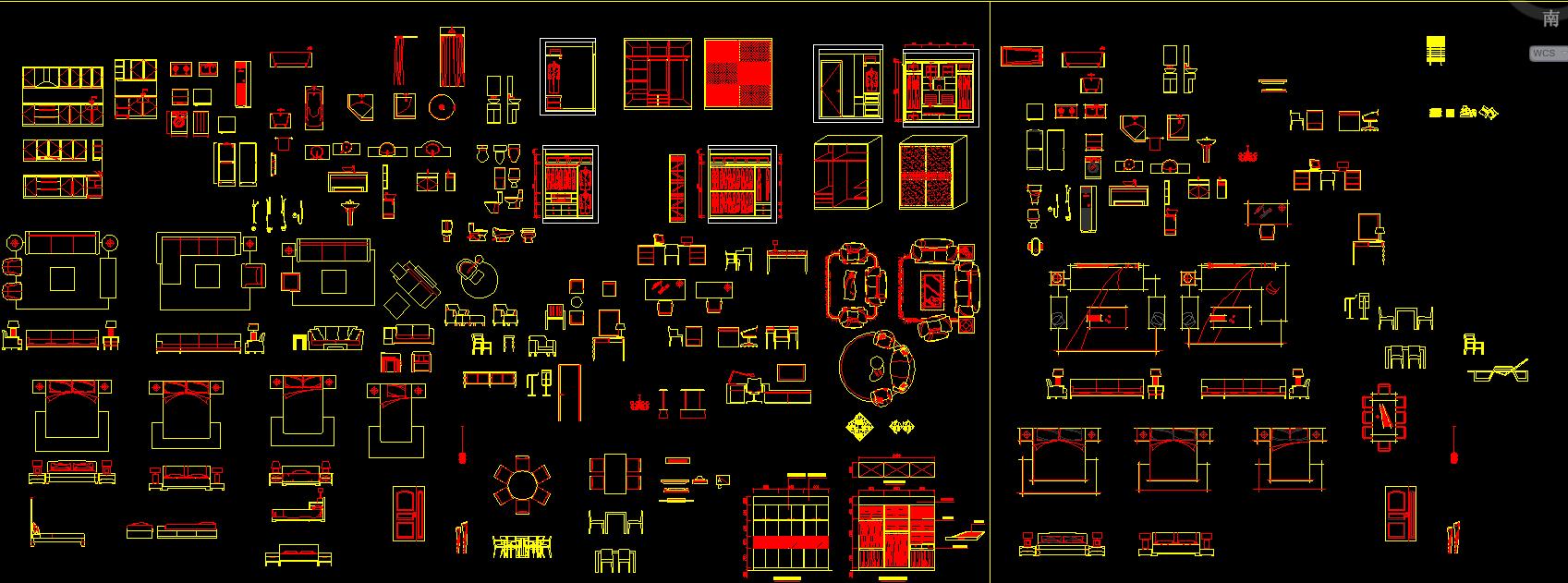 блоки кухонной мебели autocad