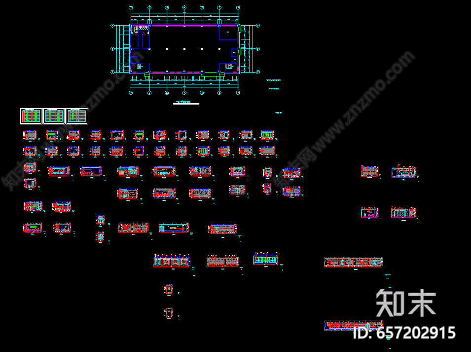 后现代凯狮服饰公司装修图施工图下载【ID:657202915】