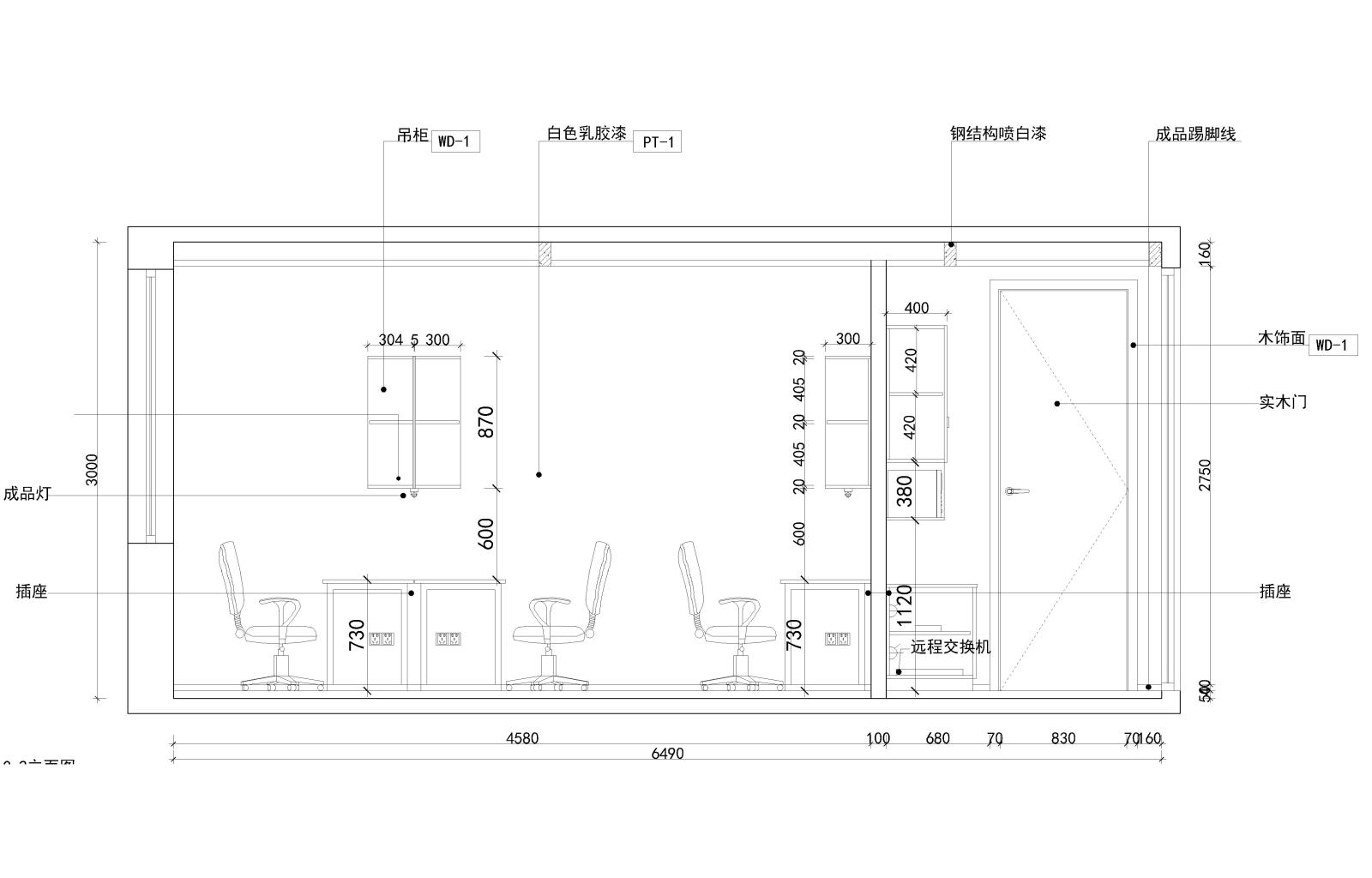 后现代泓点国际设计cad施工图下载【ID:657202959】