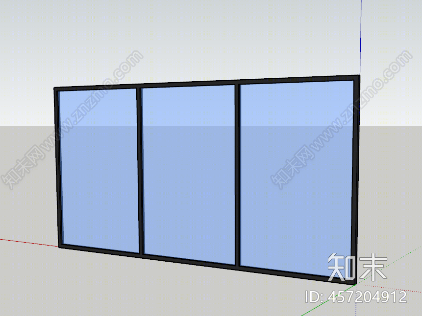 北欧风格窗SU模型下载【ID:457204912】