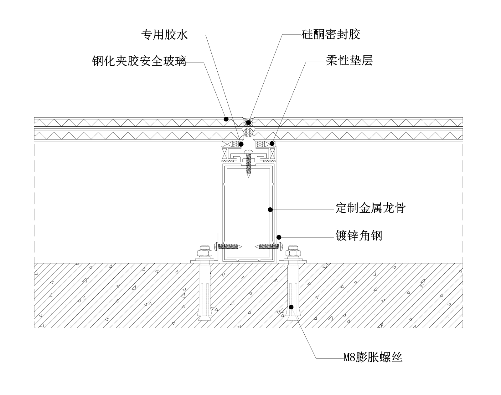 现代玻璃地坪节点图施工图下载【ID:357279068】