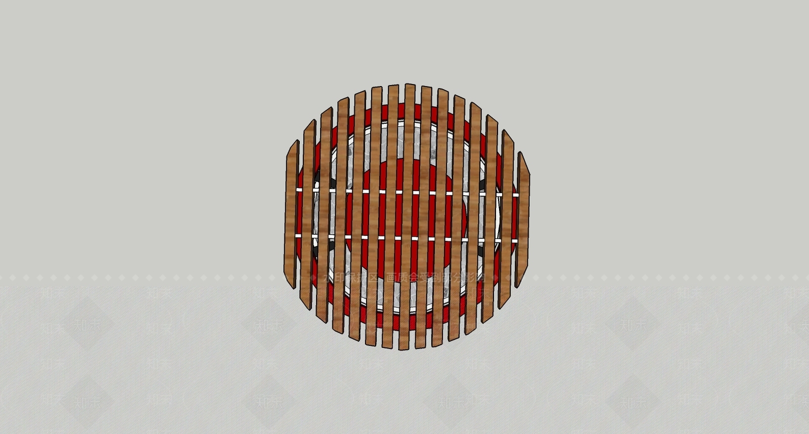 现代风格秋千SU模型下载【ID:357304791】