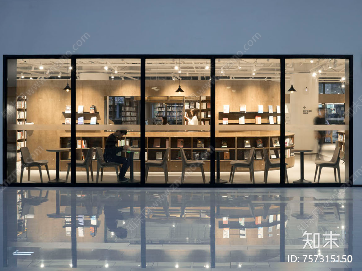上海万创坊万科方亭图书馆丨施工图施工图下载【ID:757315150】