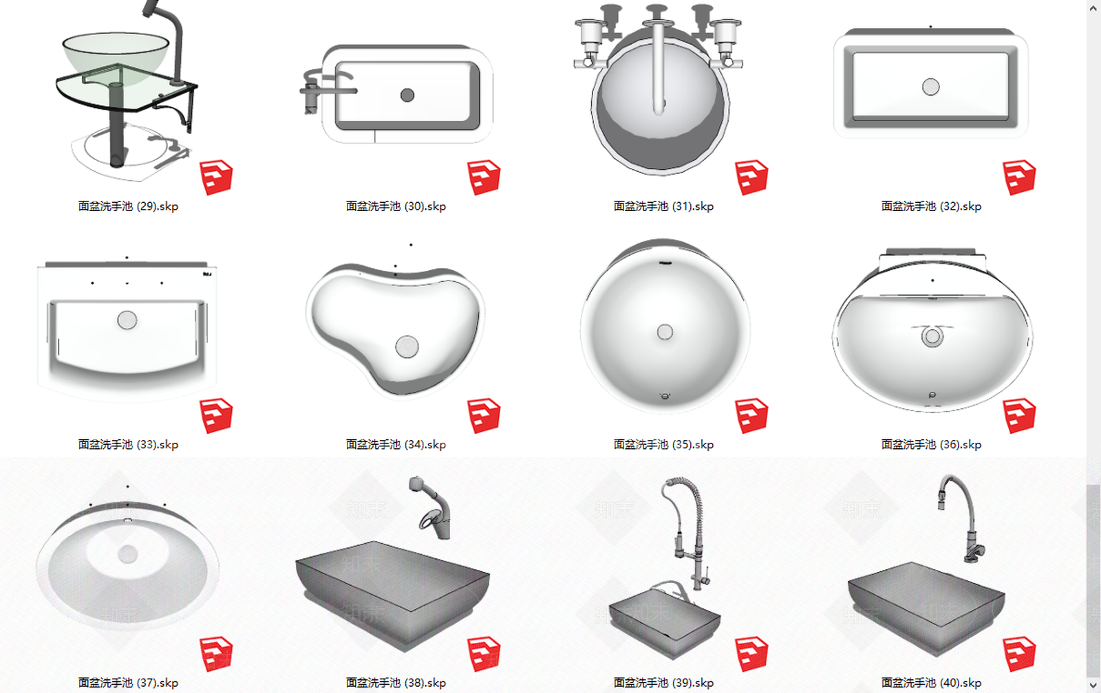 现代风格清洁用品架SU模型下载【ID:357344984】