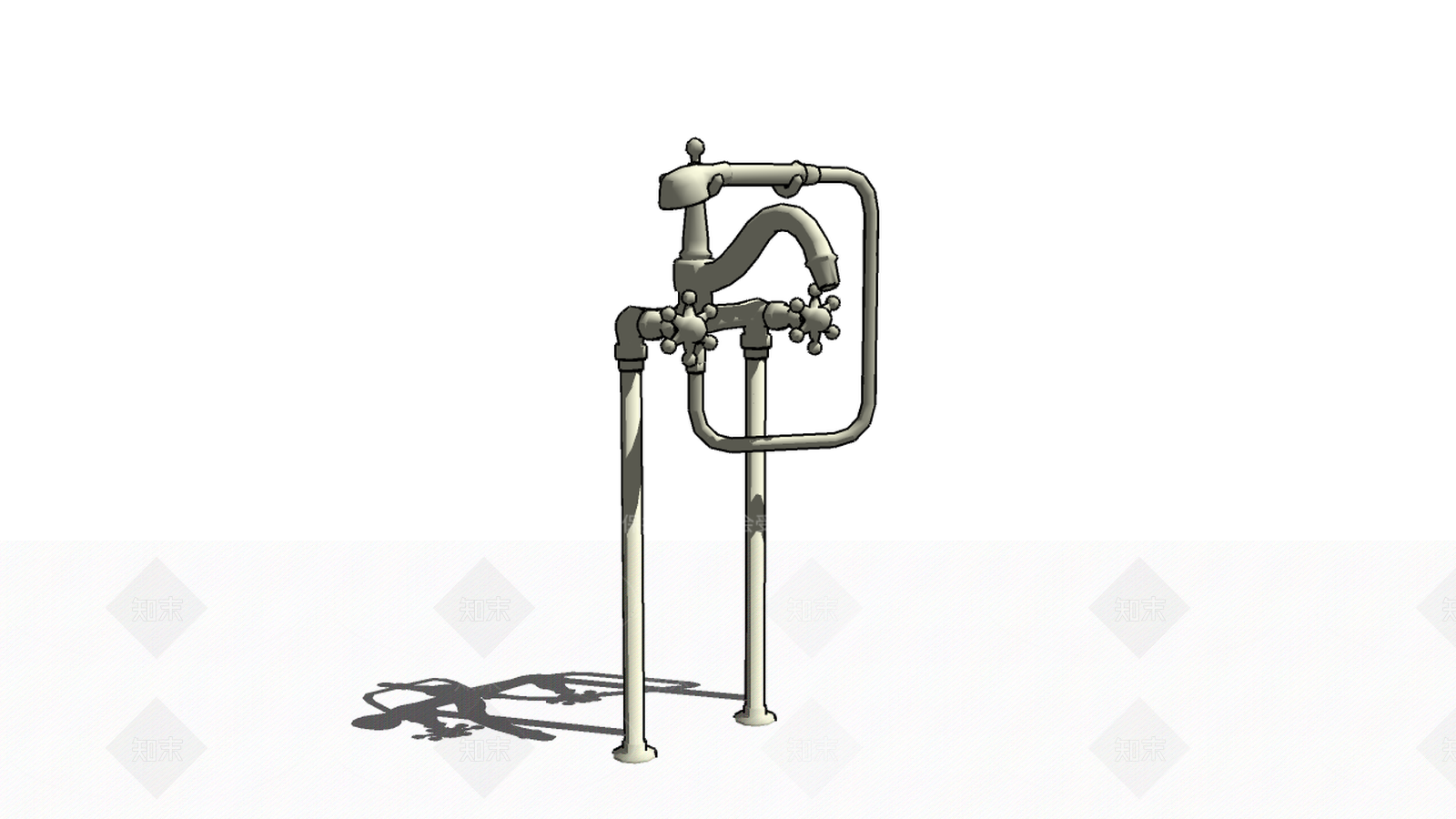欧式风格水龙头SU模型下载【ID:757347016】