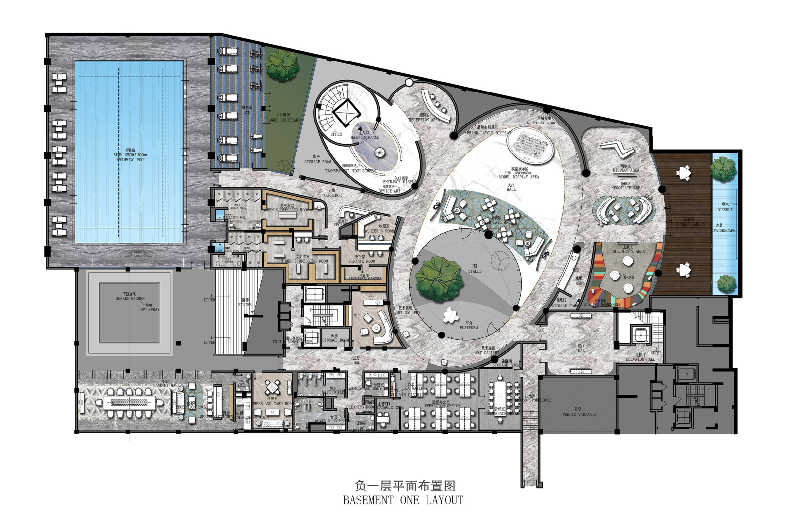 杭州景瑞天赋会所cad施工图下载【ID:757440363】