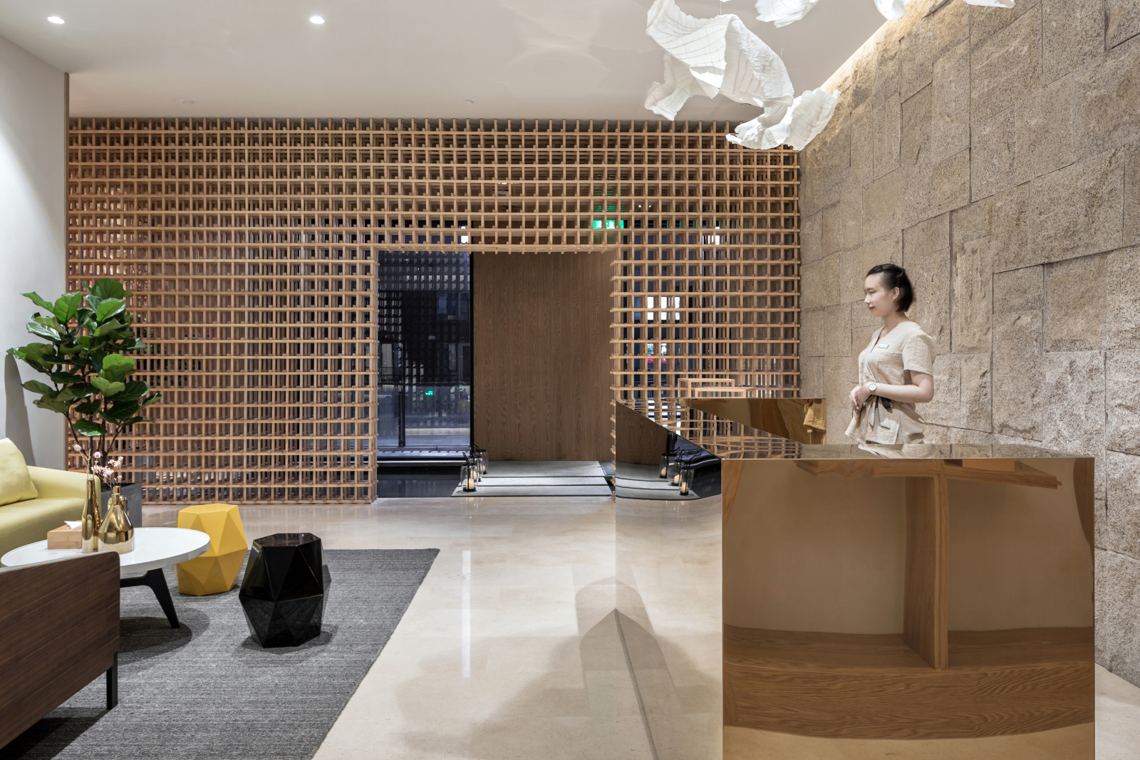 浙江台州美容会所cad施工图下载【ID:757456302】
