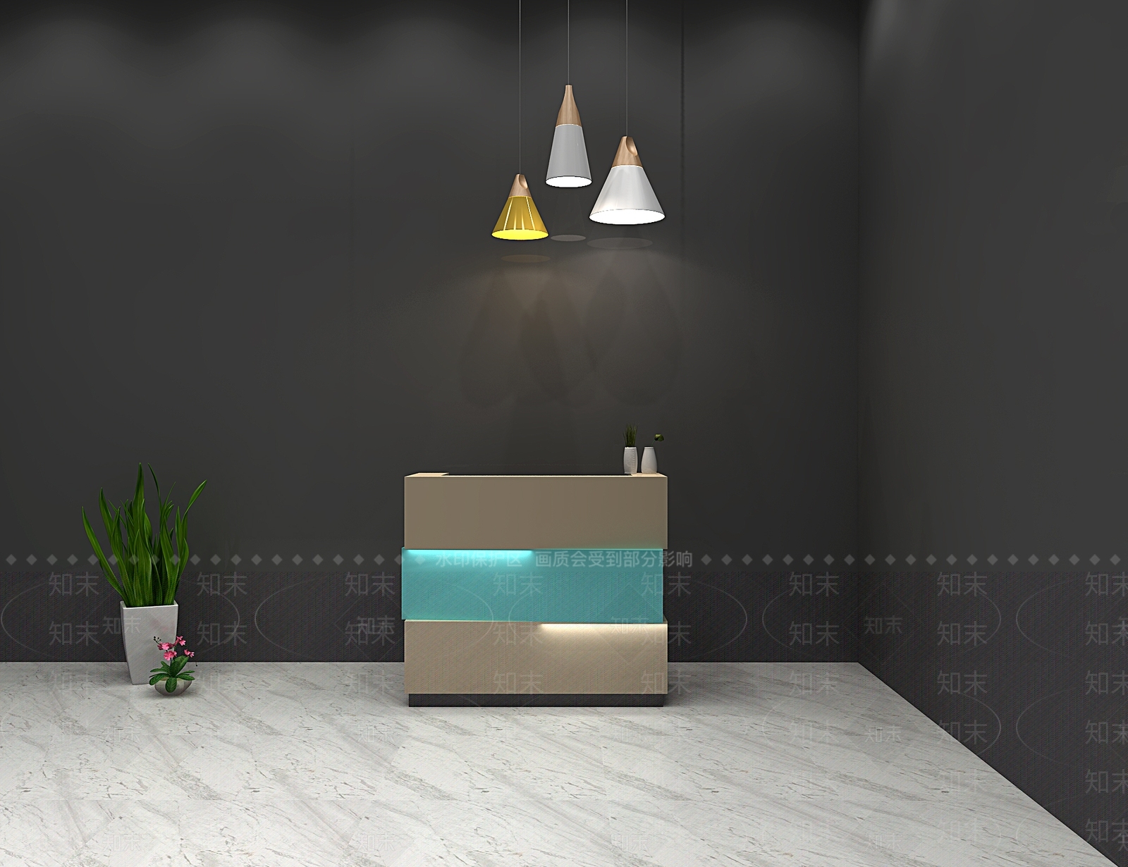 现代眼镜店铺展柜3D模型下载【ID:557782462】