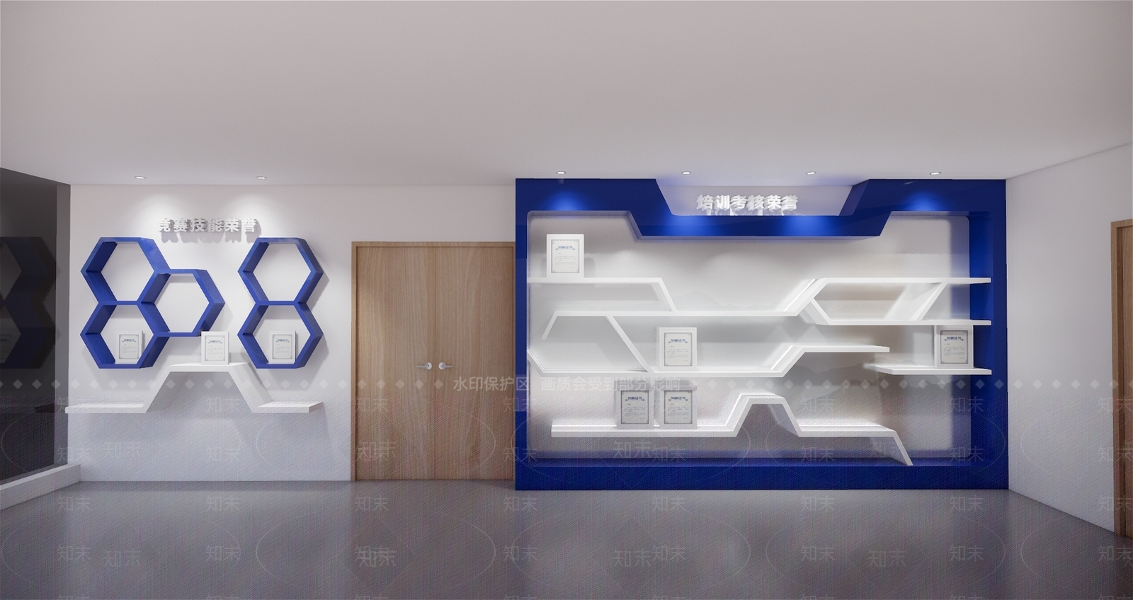 现代风格其他展厅SU模型下载【ID:257784964】