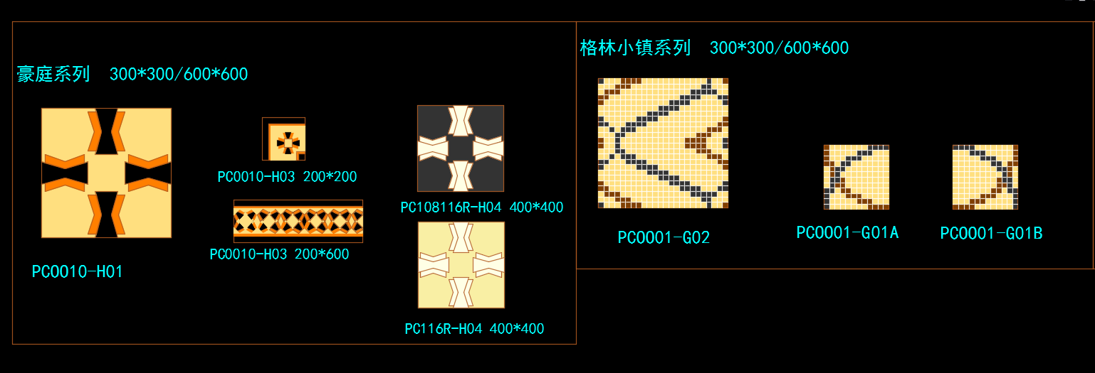 新古典地面拼花cad素材cad施工图下载【ID:157864711】