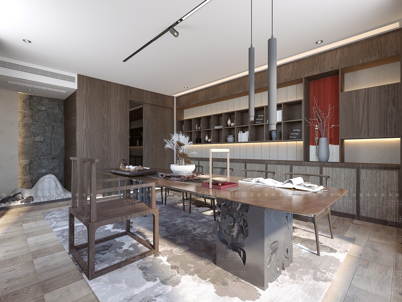 新中式民宿3D模型下载【ID:957905949】