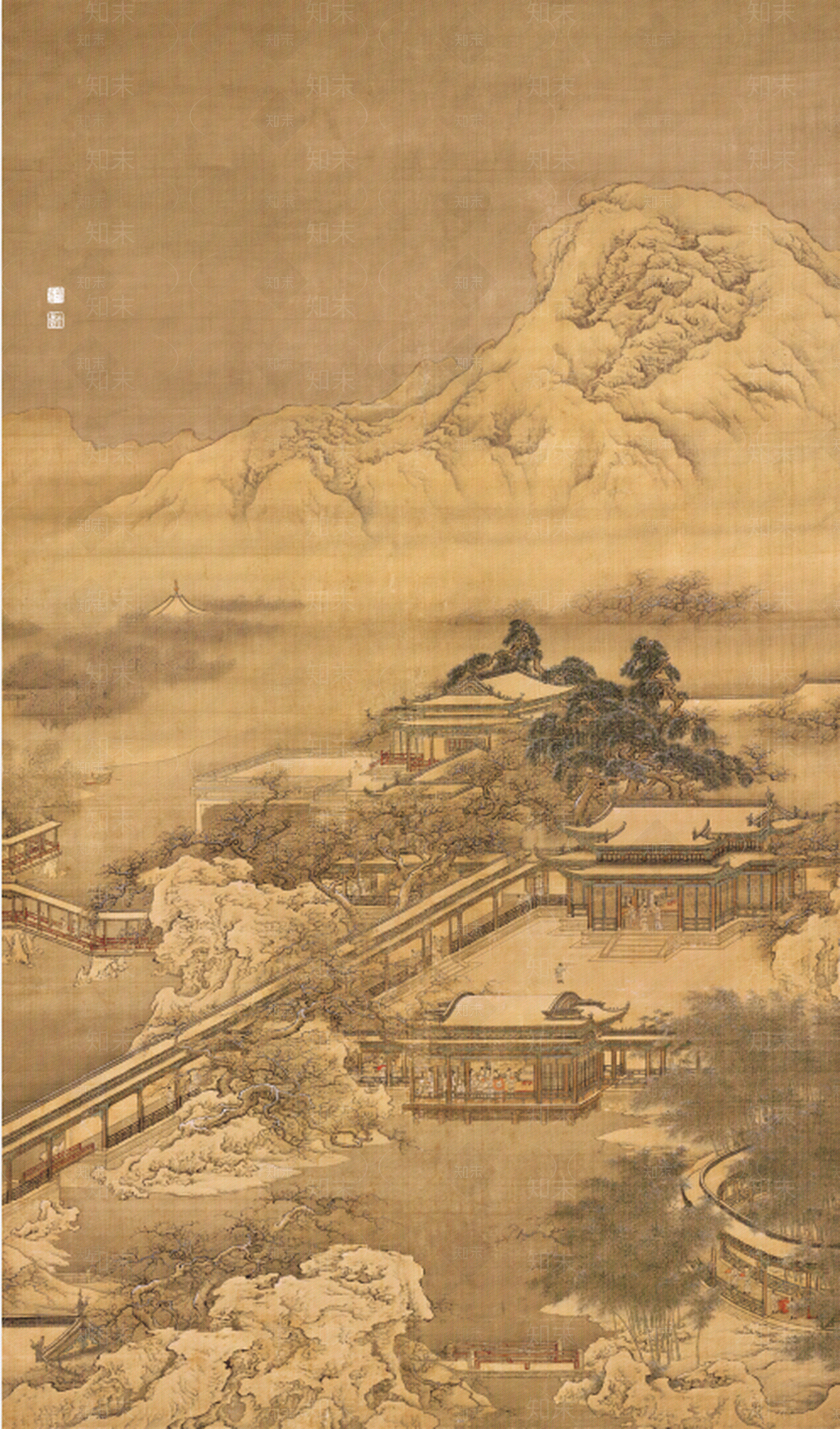壁画高清贴图材质