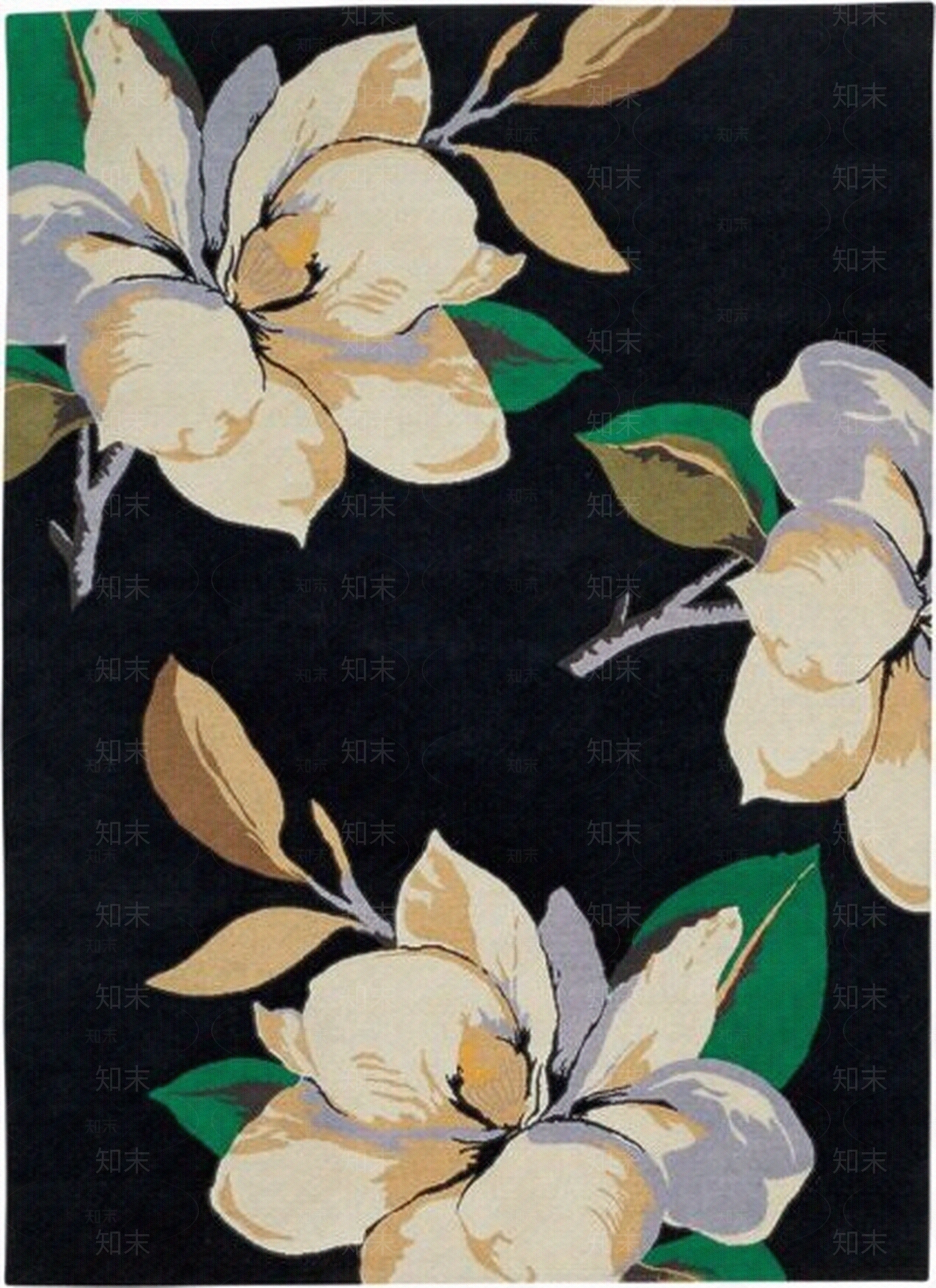 古典田园欧式风格地毯贴图贴图下载【ID:858001919】