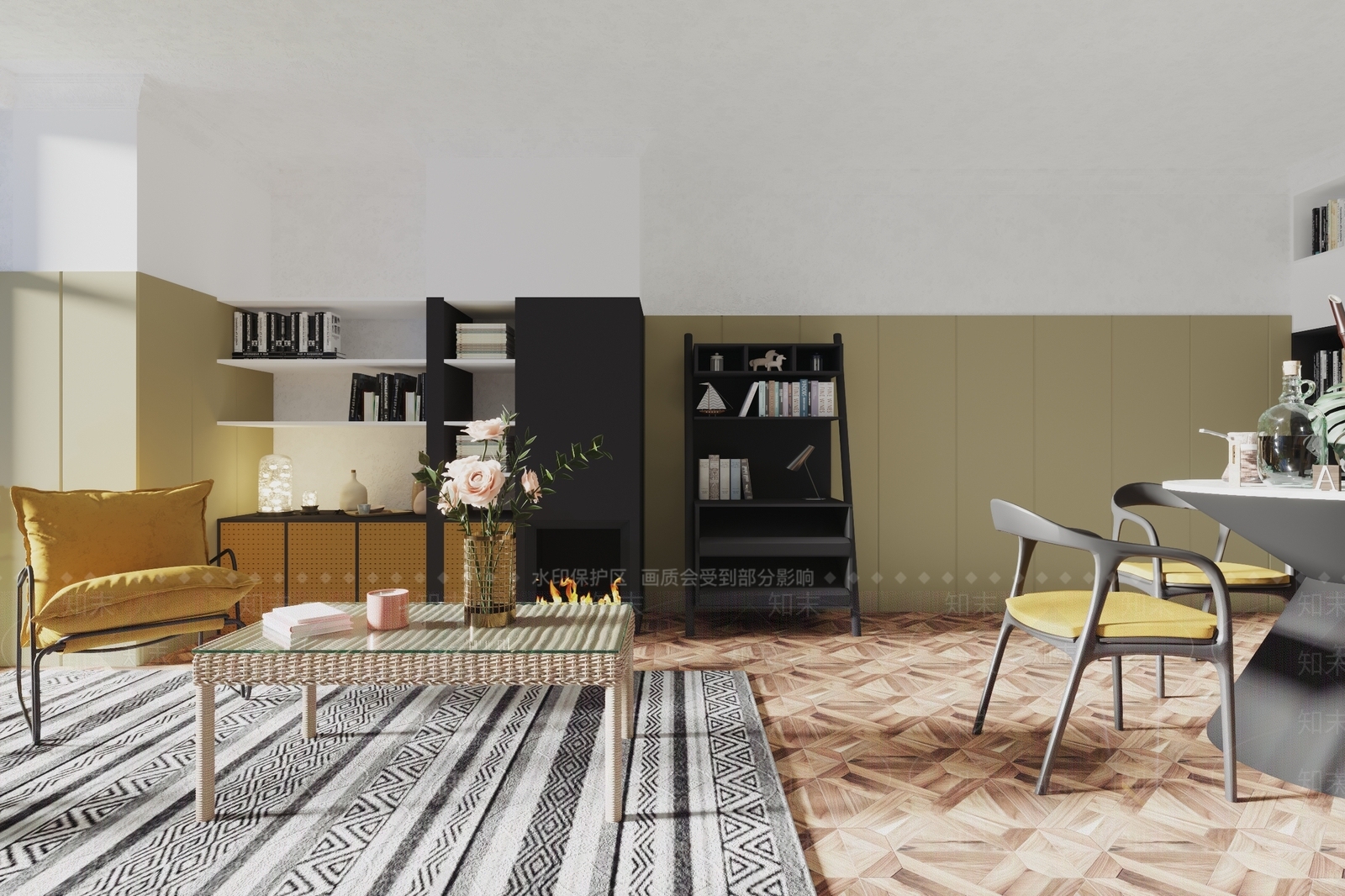 现代装饰品3D模型下载【ID:758002776】