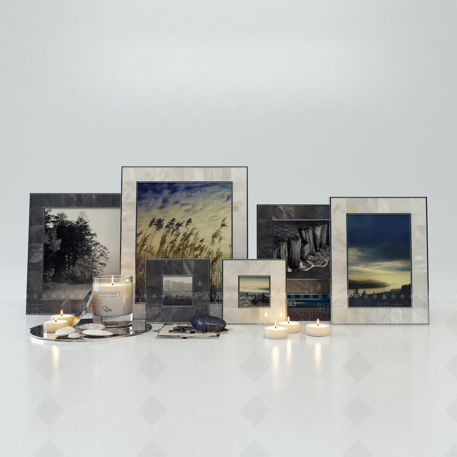 现代相框3D模型下载【ID:758105454】