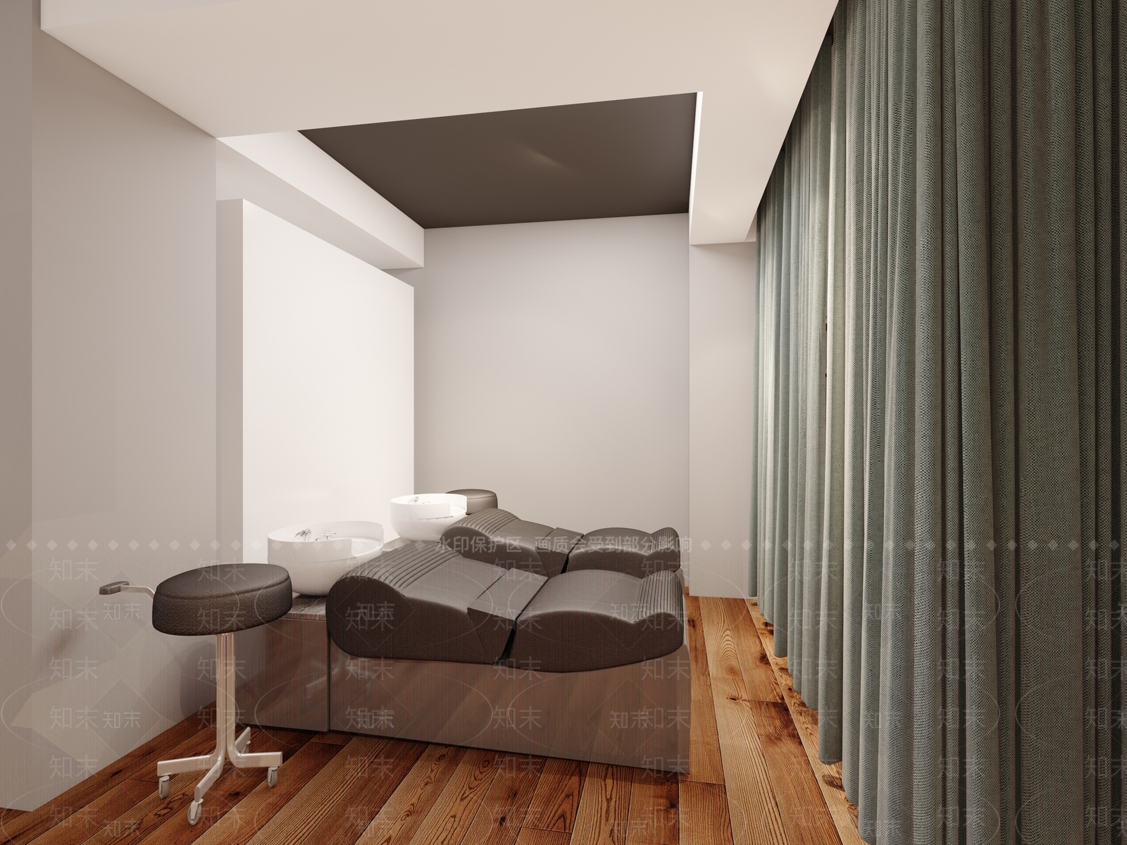 工业风理发店3D模型下载【ID:958162713】