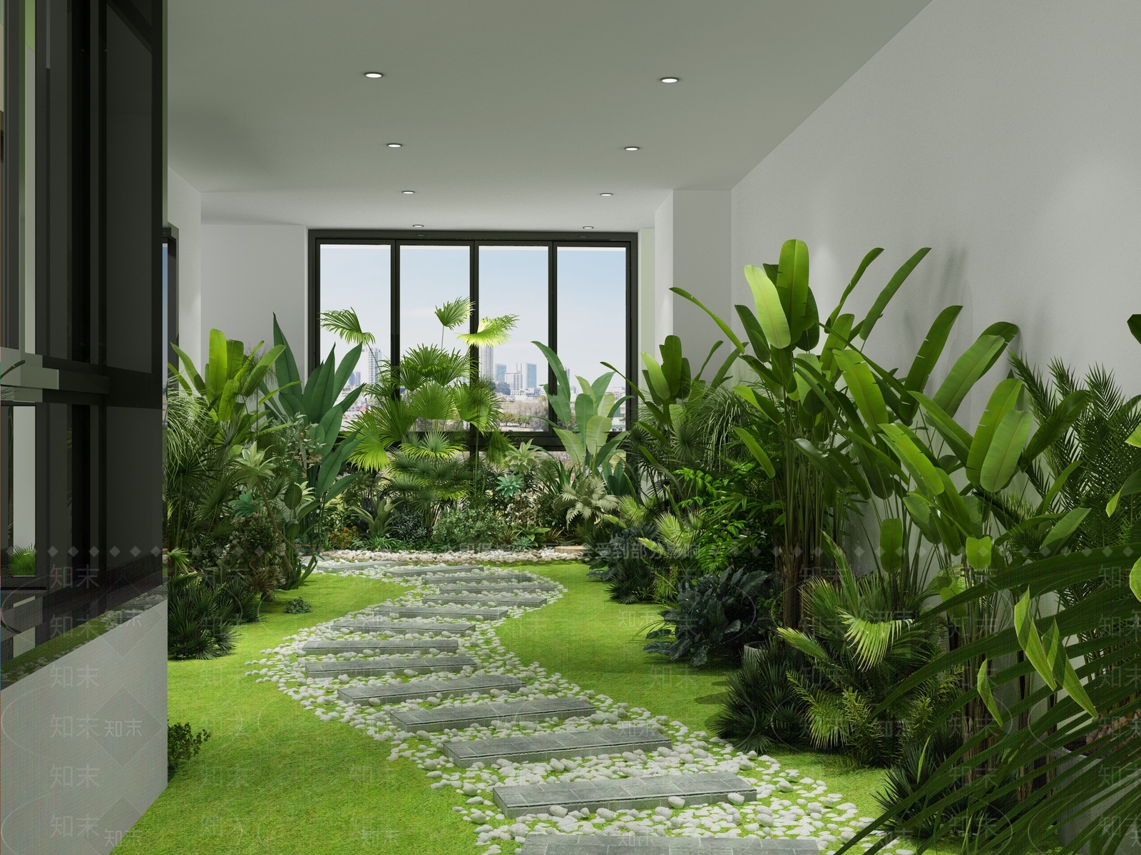 简欧植物3D模型下载【ID:958179189】