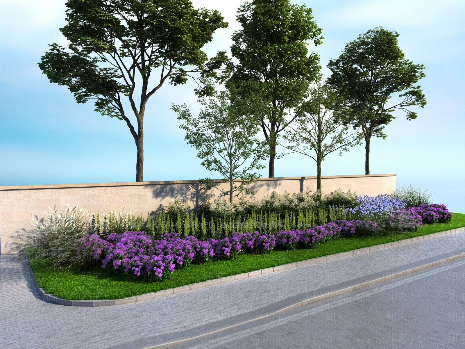 现代花坛3D模型下载【ID:358226932】