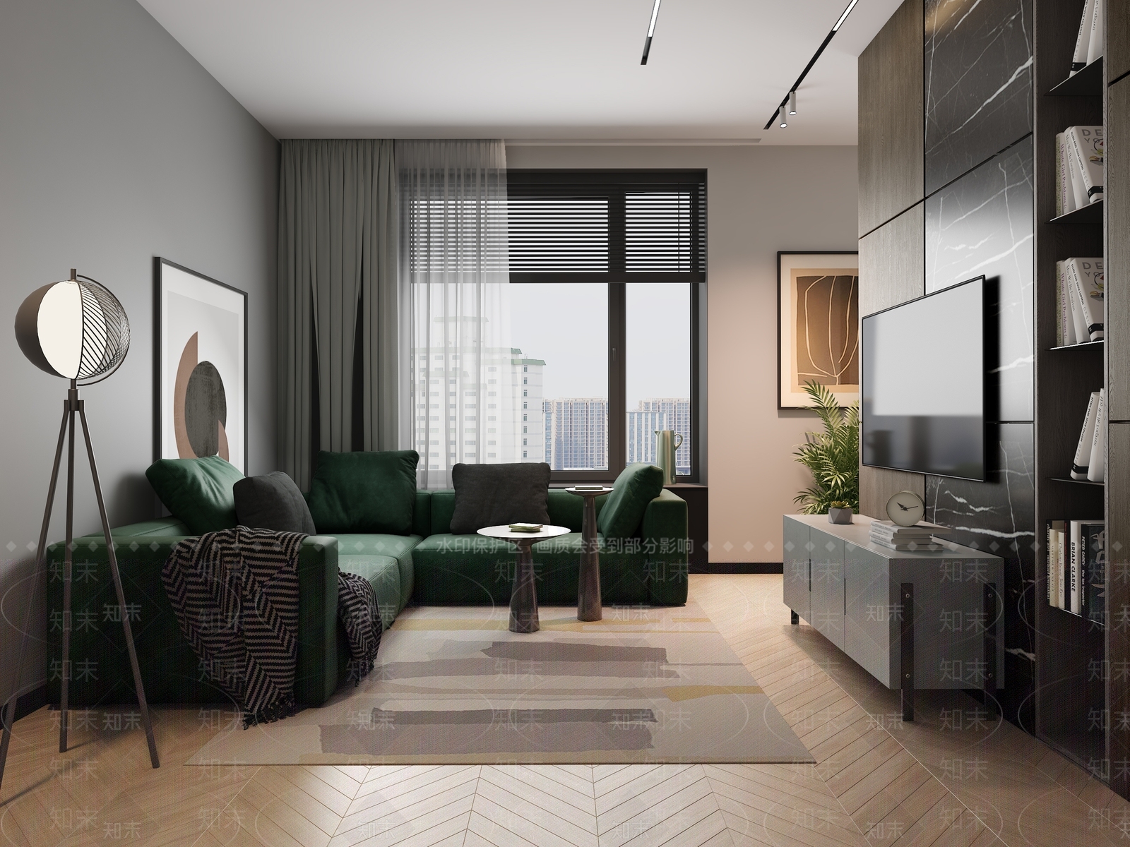 现代装饰品3D模型下载【ID:758228780】