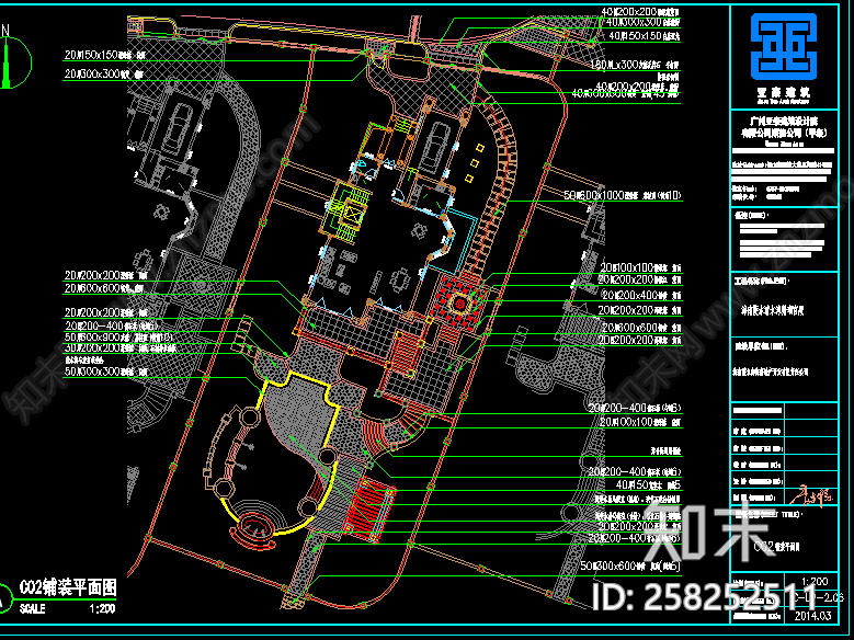 混合式别墅庭院CAD园建施工图施工图下载【ID:258252511】